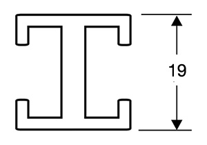 ACHTE Aluminiumprofil 10.56 Zeichnung ACHTE Aluminiumprofil 10.56 Zeichnung
