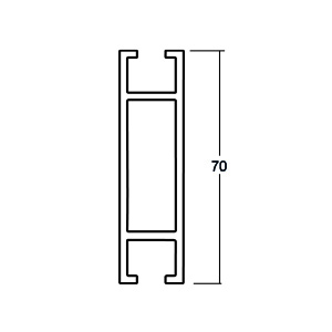 ACHTE Aluminiumprofil ZP7.0 Zeichnung ACHTE Aluminiumprofil ZP7.0 Zeichnung