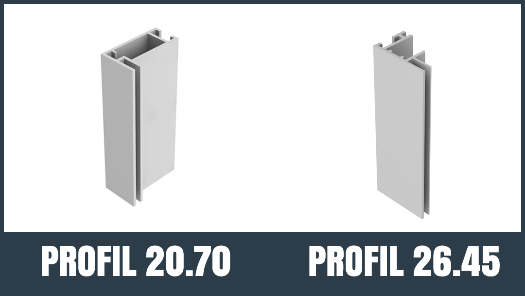 Profile 20.70 und 26.45