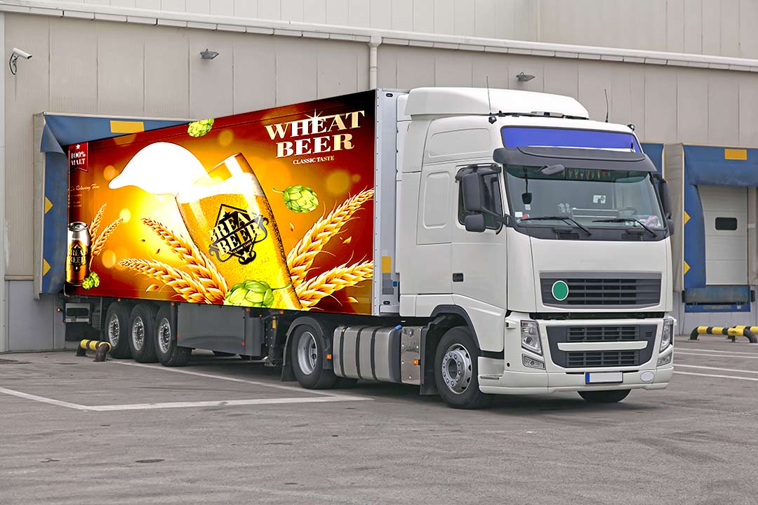 LKW-Werbung